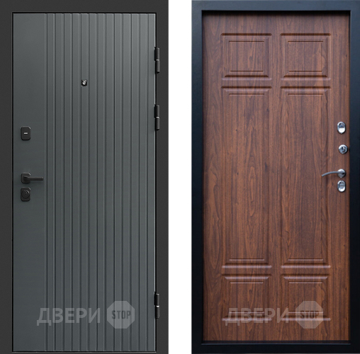 Дверь Престиж Tvist Grey Премиум Орех темный в Чехове