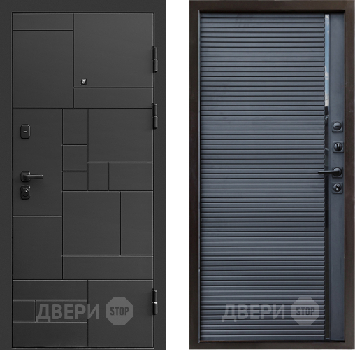 Дверь Престиж Kvadro Porte Черный кварц в Чехове