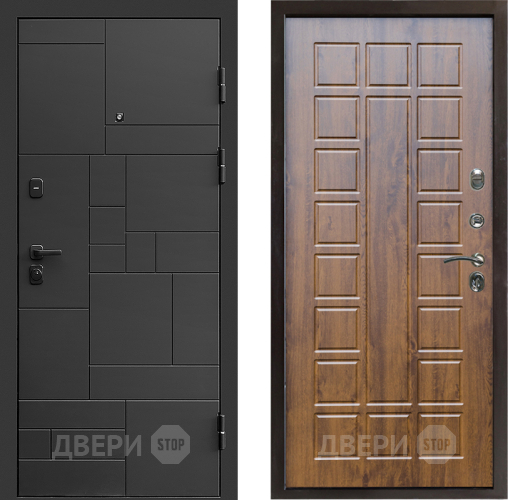 Входная металлическая Дверь Престиж Kvadro Престиж Дуб в Чехове