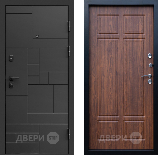 Дверь Престиж Kvadro Премиум Орех темный в Чехове