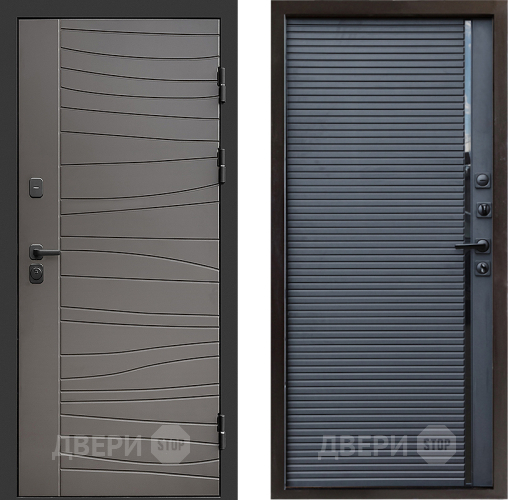 Входная металлическая Дверь Престиж Siciliya Porte Черный кварц в Чехове