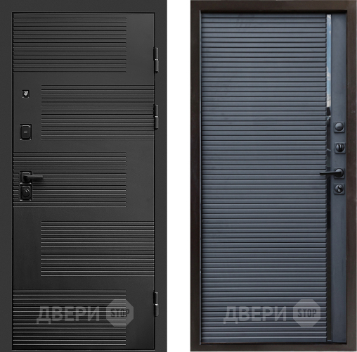 Входная металлическая Дверь Престиж Favorit Porte Черный кварц в Чехове