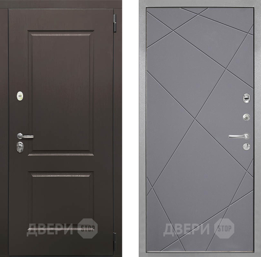 Дверь Интекрон (INTECRON) Кампо Лучи-М Графит софт в Чехове
