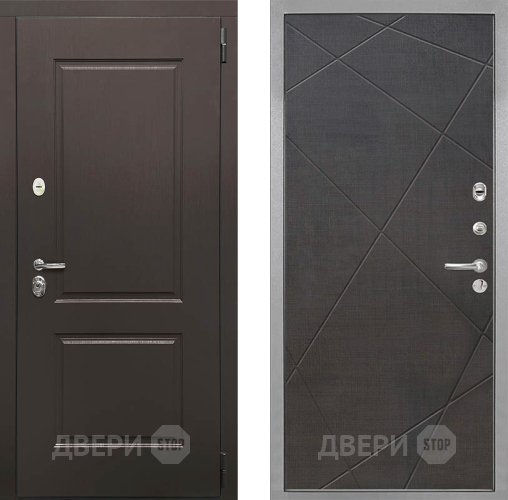Дверь Интекрон (INTECRON) Кампо Лучи-М Венге распил кофе в Чехове