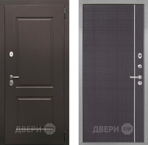 Входная металлическая Дверь Интекрон (INTECRON) Кампо В-07 с молдингом Венге в Чехове