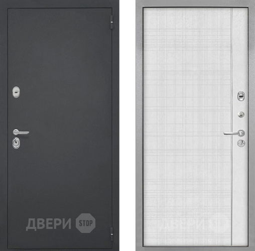 Входная металлическая Дверь Интекрон (INTECRON) Гектор В-07 с молдингом Лофт белый в Чехове