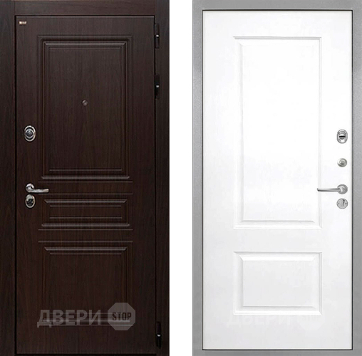 Дверь Интекрон (INTECRON) Брайтон Тиковое Дерево Альба Роял Вуд белый в Чехове