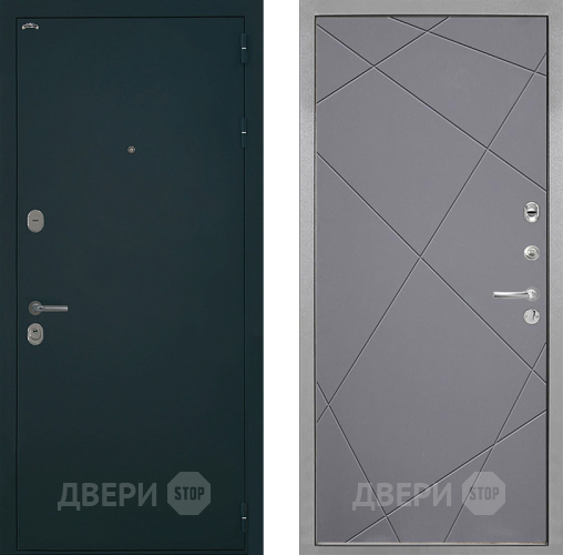 Дверь Интекрон (INTECRON) Греция Лучи-М Графит софт в Чехове