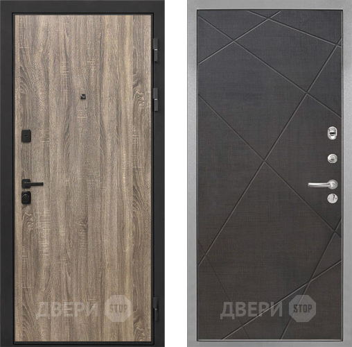 Дверь Интекрон (INTECRON) Профит Black Дуб Турин Лучи-М Венге распил кофе в Чехове