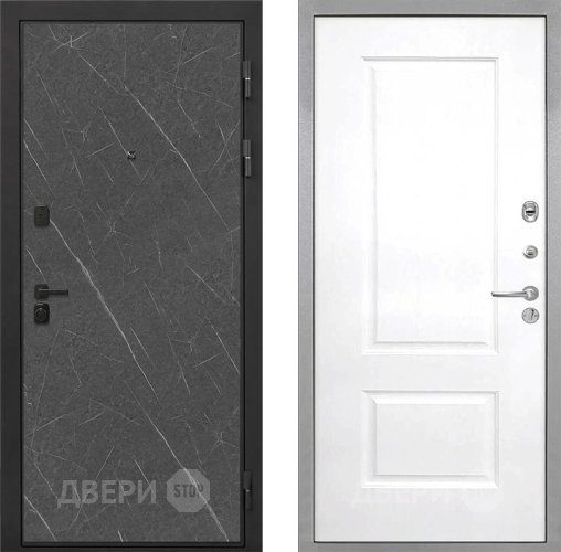 Входная металлическая Дверь Интекрон (INTECRON) Профит Black Гранит Лава Оникс Альба Роял Вуд белый в Чехове