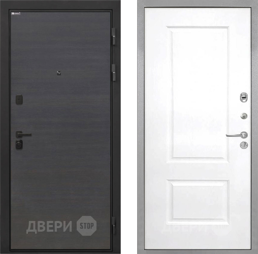 Входная металлическая Дверь Интекрон (INTECRON) Профит Black Эковенге Альба Роял Вуд белый в Чехове
