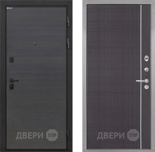Входная металлическая Дверь Интекрон (INTECRON) Профит Black Эковенге В-07 с молдингом Венге в Чехове