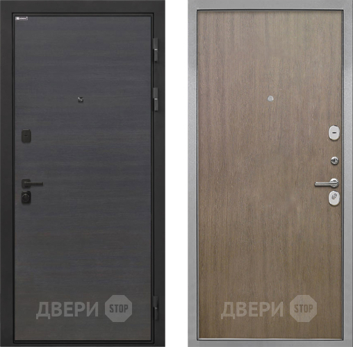 Дверь Интекрон (INTECRON) Профит Black Эковенге Гладкая шпон Венге коричневый в Чехове