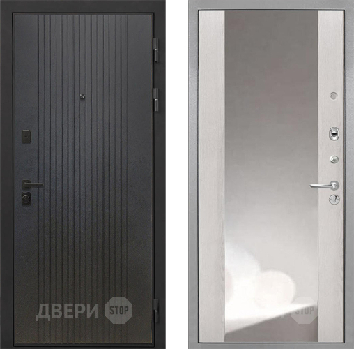 Дверь Интекрон (INTECRON) Профит Black ФЛ-295 ФЛЗ-516 Зеркало Сосна белая в Чехове