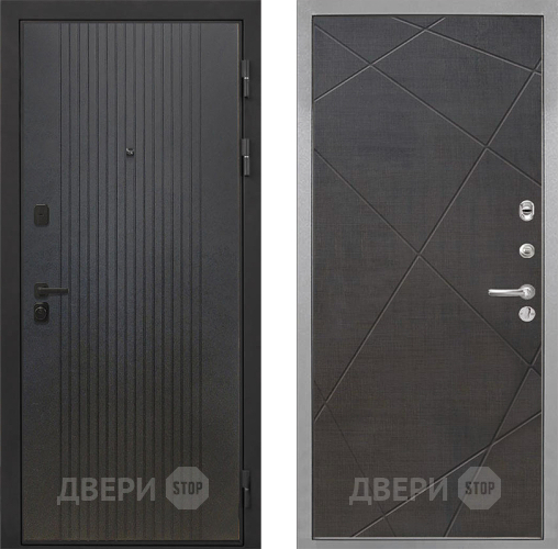 Дверь Интекрон (INTECRON) Профит Black ФЛ-295 Лучи-М Венге распил кофе в Чехове