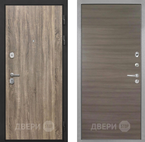 Входная металлическая Дверь Интекрон (INTECRON) Гектор Дуб Турин Гладкая Дуб тоскано поперечный в Чехове