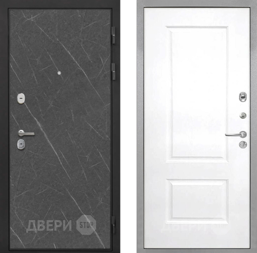 Входная металлическая Дверь Интекрон (INTECRON) Гектор Гранит Лава Оникс Альба Роял Вуд белый в Чехове