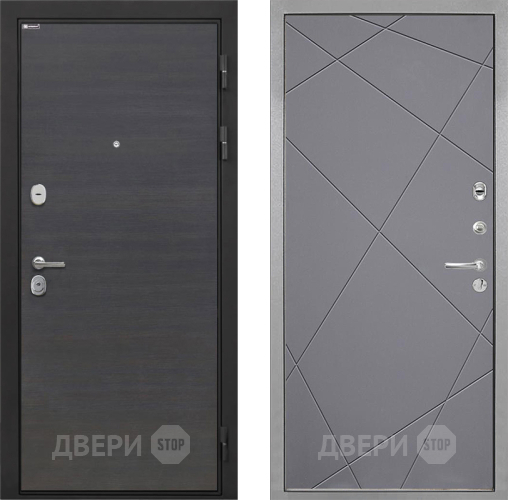 Дверь Интекрон (INTECRON) Гектор Эковенге Лучи-М Графит софт в Чехове