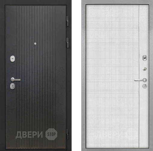 Входная металлическая Дверь Интекрон (INTECRON) Гектор ФЛ-295 В-07 с молдингом Лофт белый в Чехове