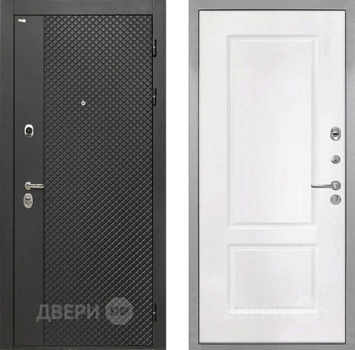 Дверь Интекрон (INTECRON) Олимпия Black 4К КВ-2 Белый матовый в Чехове