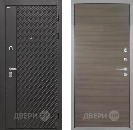 Дверь Интекрон (INTECRON) Олимпия Black 4К Гладкая Дуб тоскано поперечный в Чехове