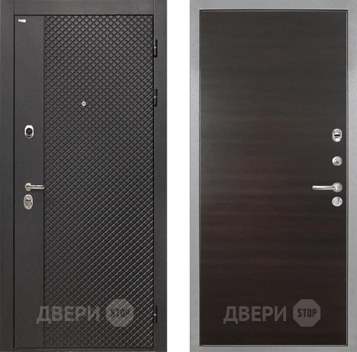 Дверь Интекрон (INTECRON) Олимпия Black 4К Гладкая Эковенге поперечный в Чехове