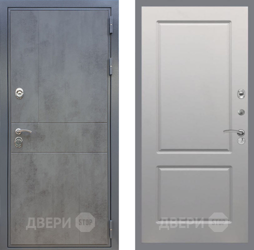 Входная металлическая Дверь Рекс (REX) ФЛ-290 FL-117 Грей софт в Чехове