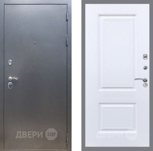 Входная металлическая Дверь Рекс (REX) 11 Смальта Силк Сноу в Чехове