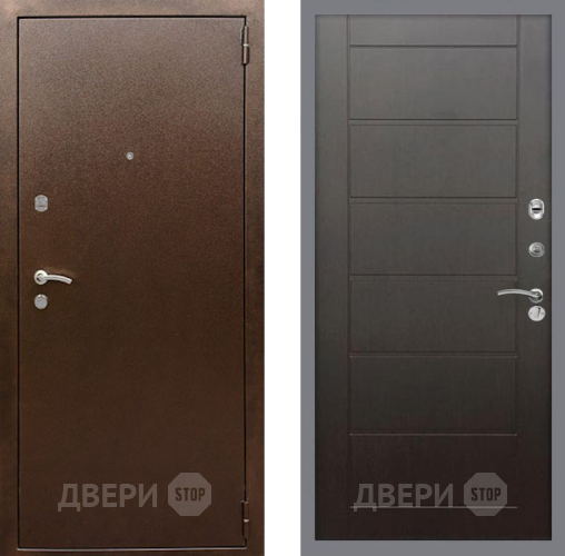 Дверь Рекс (REX) 1А Медный Антик Сити Венге в Чехове