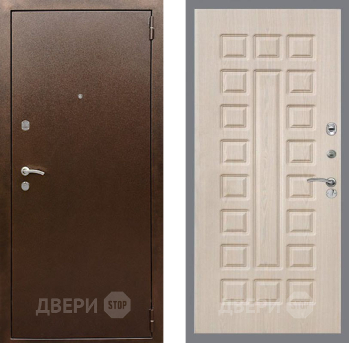 Дверь Рекс (REX) 1А Медный Антик FL-183 Беленый дуб в Чехове