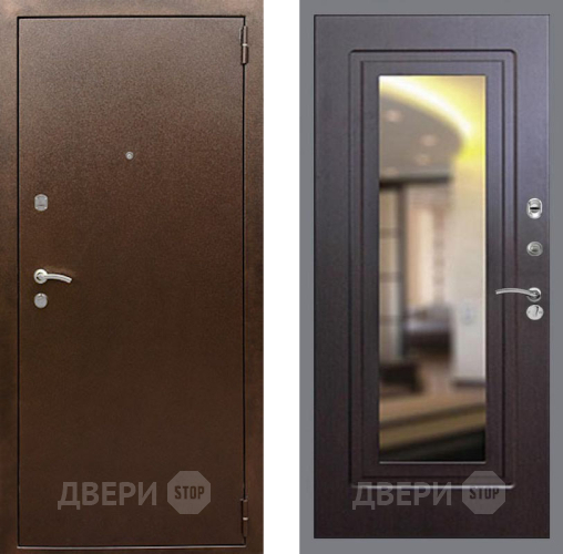 Дверь Рекс (REX) 1А Медный Антик FLZ-120 Венге в Чехове