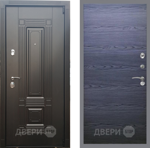 Дверь Рекс (REX) 9 GL Дуб тангенальный черный в Чехове