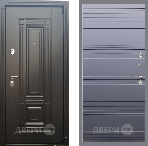 Дверь Рекс (REX) 9 Line Силк титан в Чехове
