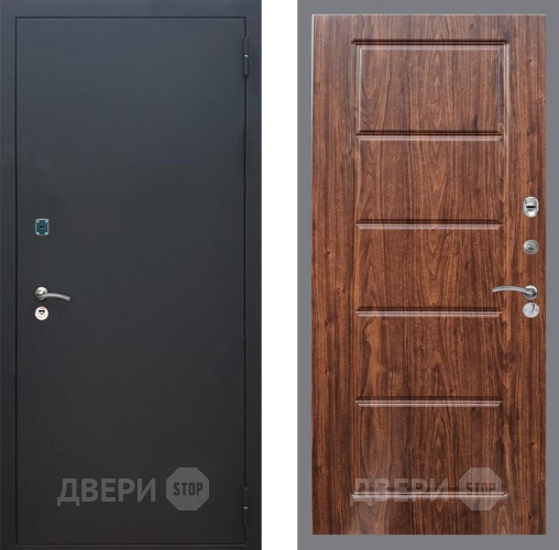 Дверь Рекс (REX) 1A Черный Муар FL-39 орех тисненый в Чехове