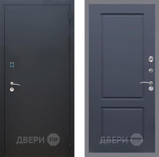 Дверь Рекс (REX) 1A Черный Муар FL-117 Силк титан в Чехове