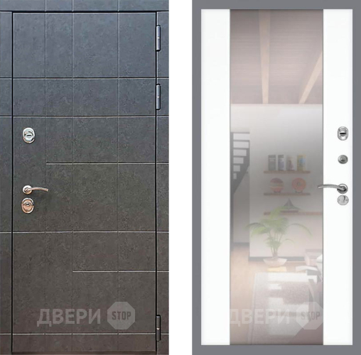 Дверь Рекс (REX) 21 СБ-16 Зеркало Силк Сноу в Чехове