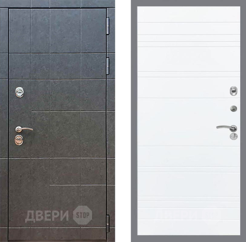 Дверь Рекс (REX) 21 Line Силк Сноу в Чехове