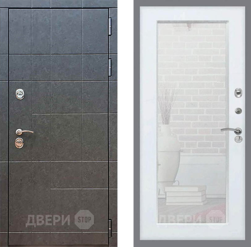 Дверь Рекс (REX) 21 Зеркало Пастораль Белый ясень в Чехове
