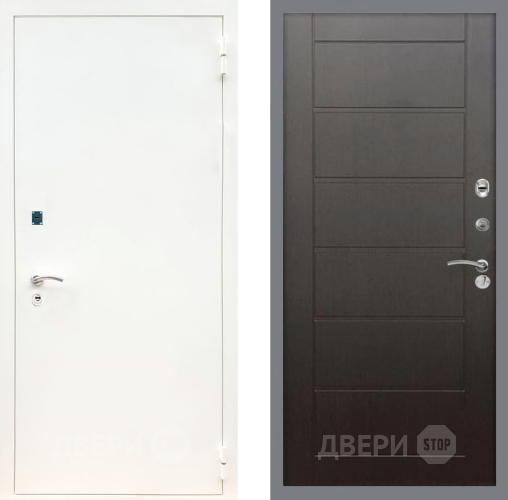 Дверь Рекс (REX) 1А Белая шагрень Сити Венге в Чехове