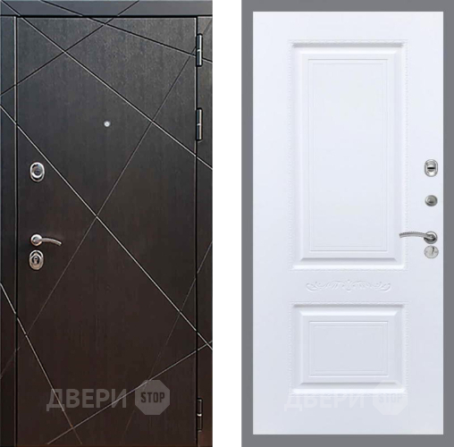 Входная металлическая Дверь Рекс (REX) 13 Венге Смальта Силк Сноу в Чехове
