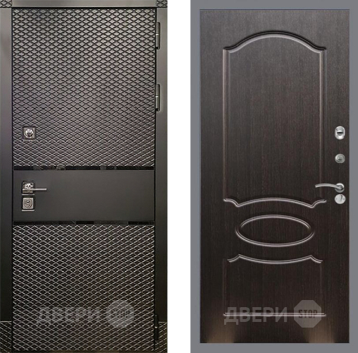 Дверь Рекс (REX) 15 Черный Кварц FL-128 Венге светлый в Чехове