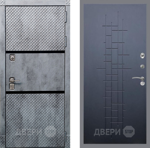 Дверь Рекс (REX) 15 Бетон Темный FL-289 Ясень черный в Чехове
