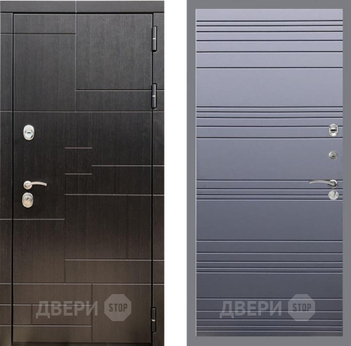 Входная металлическая Дверь Рекс (REX) 20 Line Силк титан в Чехове