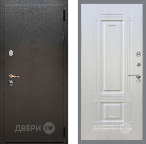 Дверь Рекс (REX) 5 Серебро Антик FL-2 Лиственница беж в Чехове