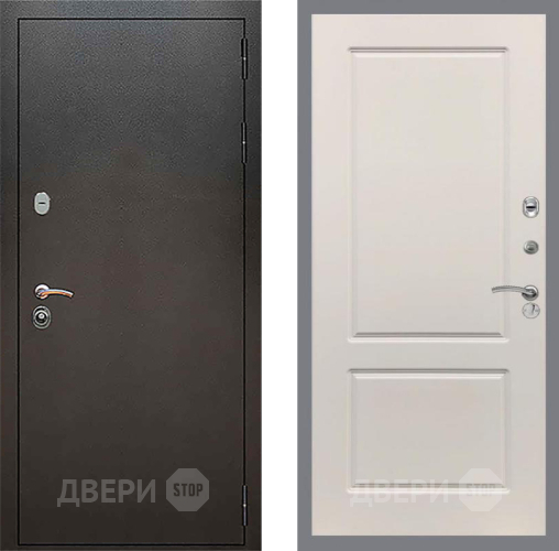 Входная металлическая Дверь Рекс (REX) 5 Серебро Антик FL-117 Шампань в Чехове