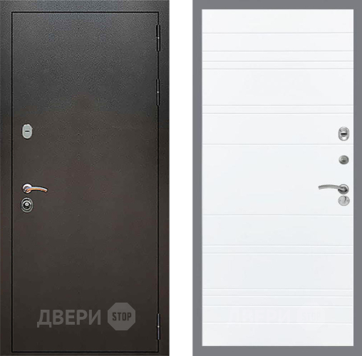 Дверь Рекс (REX) 5 Серебро Антик Line Силк Сноу в Чехове