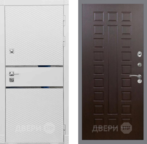 Входная металлическая Дверь Рекс (REX) 15 Силк Сноу FL-183 Венге в Чехове