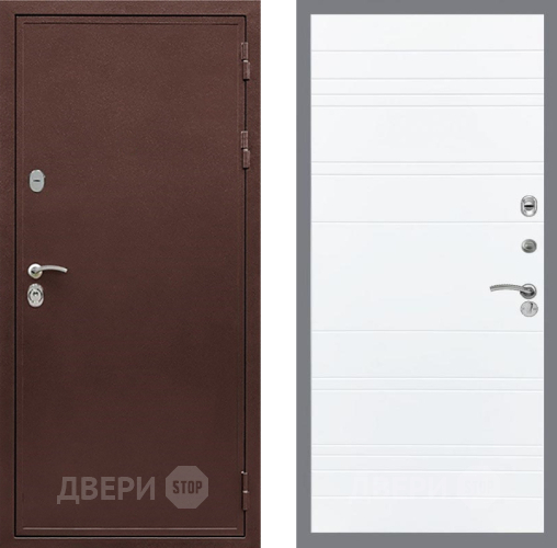 Дверь Рекс (REX) 5А Line Силк Сноу в Чехове