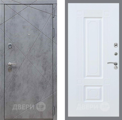 Дверь Рекс (REX) 13 Бетон Темный FL-2 Силк Сноу в Чехове