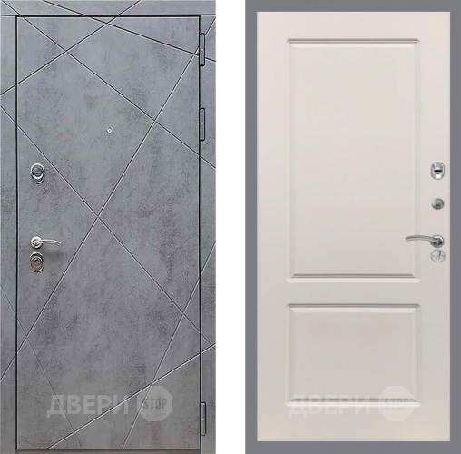Дверь Рекс (REX) 13 Бетон Темный FL-117 Шампань в Чехове